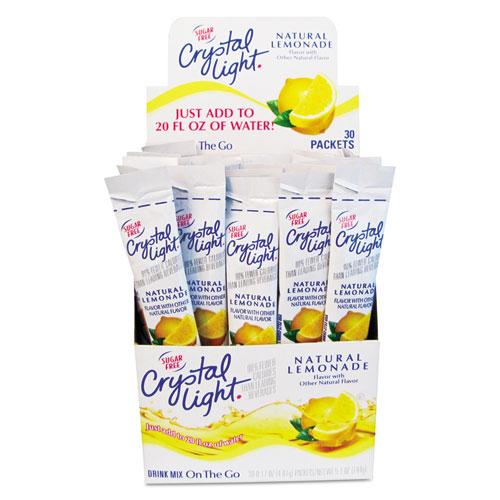 Crystal Light on The Go Lemonade Drink Mix 30 Packets