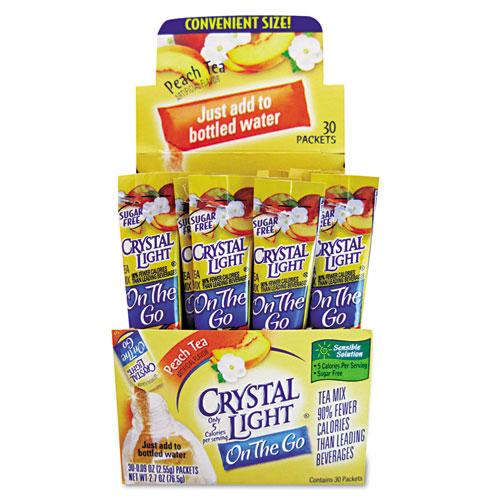Crystal Light on The Go Peach Tea Drink Mix 30 Packets