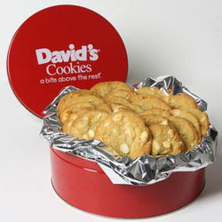 David's Cookies Macadamia White Chocolate Chunk 2lb Tin