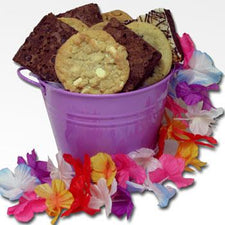 David's Cookies Purple Summer Basket