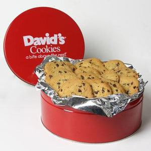 David's Cookies Sugar Free Chocolate Chip Cookies 2lb Tin