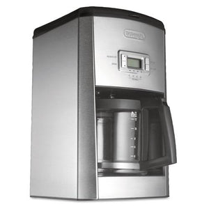 Delonghi DC514T Stainless Steel Black Silver 14-Cup Esclusivo Drip Coffee Maker