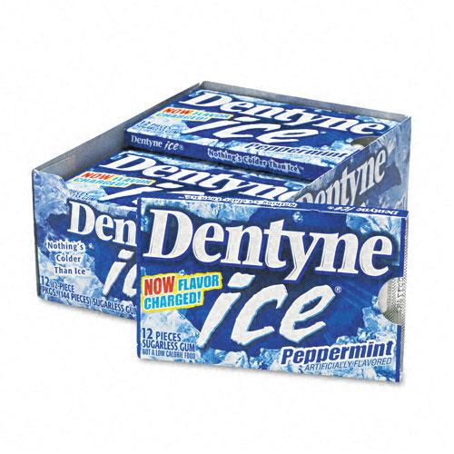 Dentyne Ice Peppermint Sugarless Gum 12 Packs