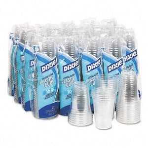 Dixie 16oz Clear Plastic Cups 500ct