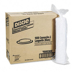 Dixie Plastic Lids for 8oz Hot Drink Cups 1000ct
