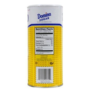 Domino Sugar Canister Back