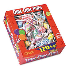 Dum Dum Pops Assorted Flavors 120ct Box