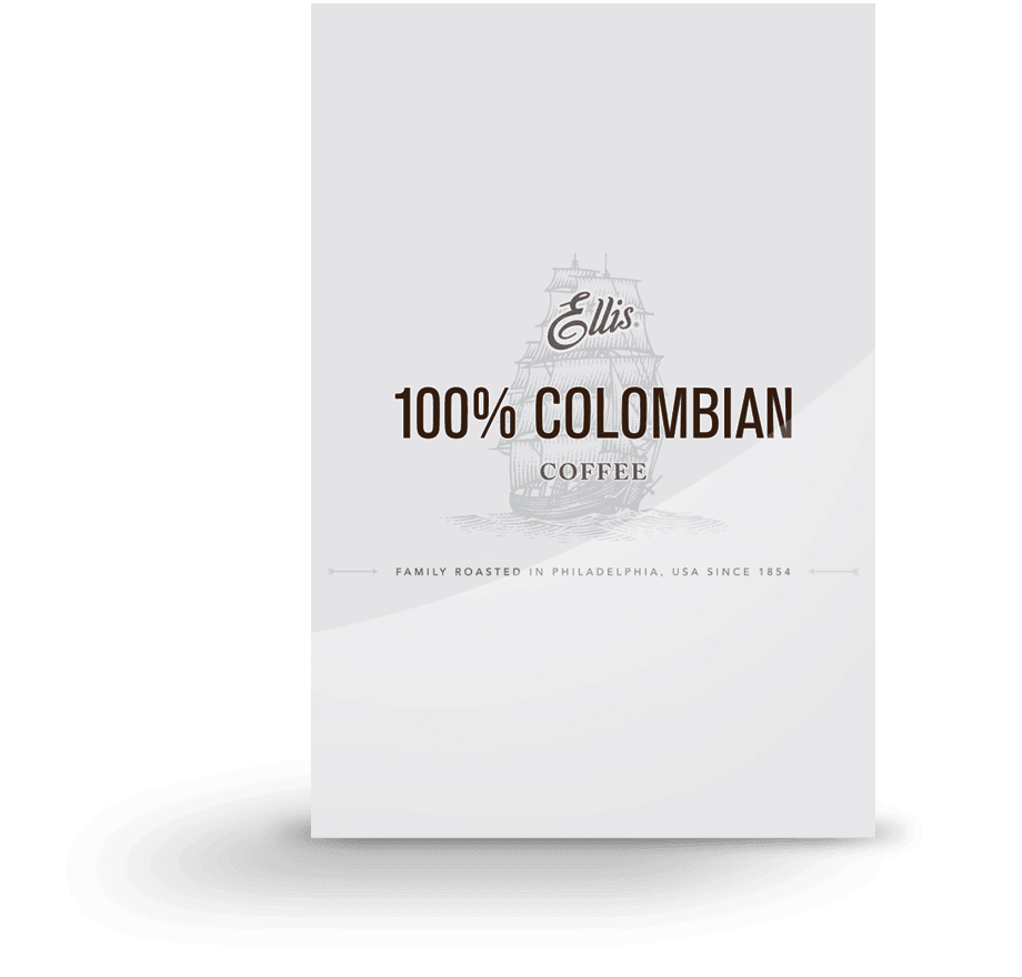 Ellis 100% Colombian Ground Coffee 84 1.75oz Bags