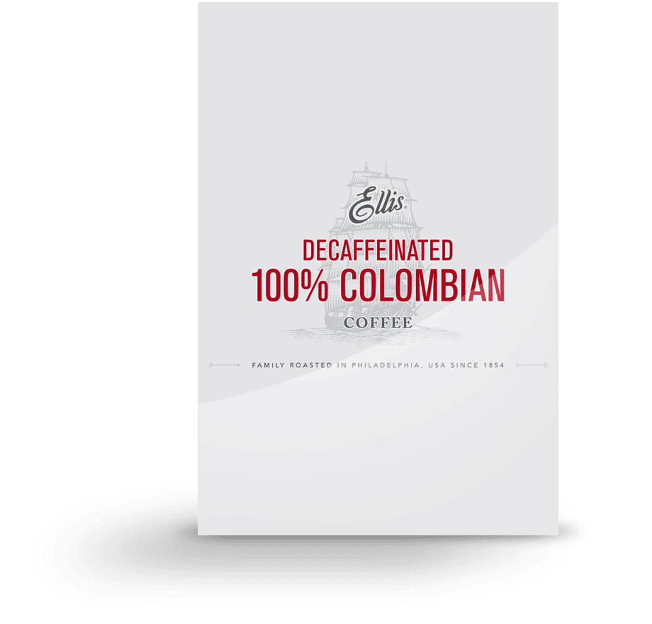 Ellis 100% Colombian Decaffeinated Ground Coffee 96 2.5oz Bags