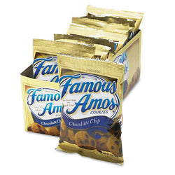 Famous Amos Chocolate Chip Cookies 2oz Snack Packs 8ct Box
