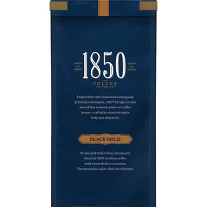 Folgers 1850 Black Gold Ground Coffee 12oz Bag