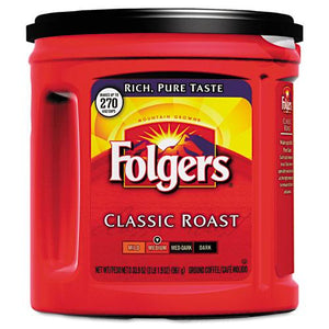 Folgers Classic Roast Ground Coffee 6 30.5oz Cans
