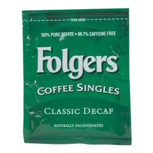 Folgers Coffee Singles Decaffeinated 19ct 3.0oz Bags