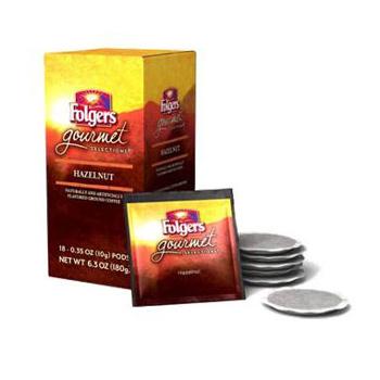 Folgers Gourmet Selections Hazelnut Coffee Pods 18ct