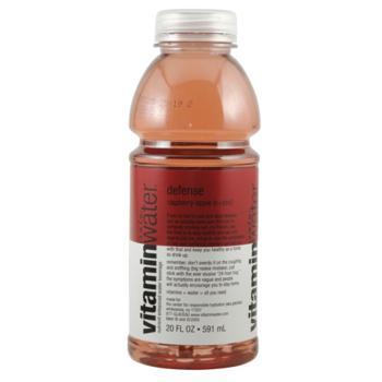 Glaceau Vitamin Water Defense Raspberry Apple 24 20oz Bottles