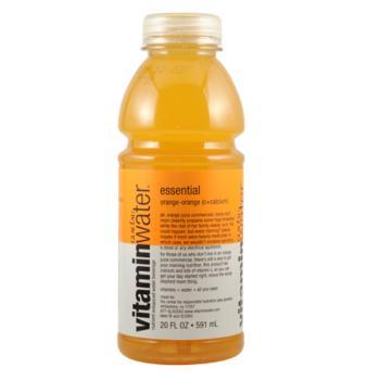 Glaceau Vitamin Water Essential Orange 24 20oz Bottles