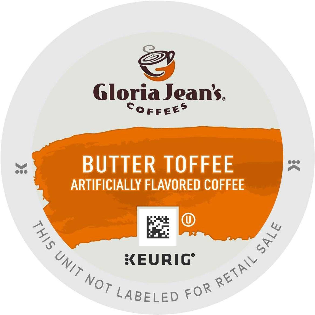 Gloria Jean's Butter Toffee K-Cups 96ct Flavored