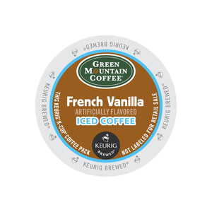 Green Mountain French Vanilla Brew Over Ice Coffee K-Cup&reg; Pods 22ct