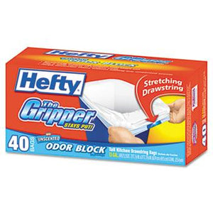 Hefty 13 Gallon The Gripper Tall Kitchen Bags 40ct Box Right
