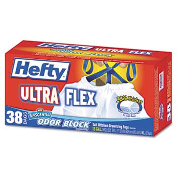 Hefty 13 Gallon Ultra Flex Waste Bags 38ct Box Right