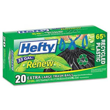 Hefty 33 Gallon Renew Recycled Kitchen and Trash Bags 20ct Box Left