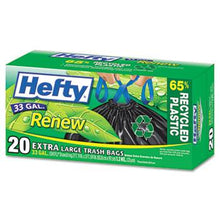 Hefty 33 Gallon Renew Recycled Kitchen and Trash Bags 20ct Box Right