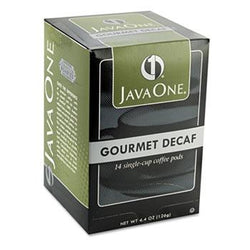 JavaOne Colombian Decaffeinated Coffee Pods 14ct Box