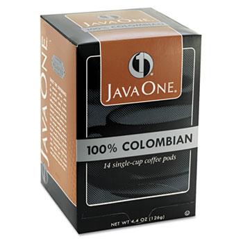JavaOne Colombian Supremo Coffee Pods 14ct Box