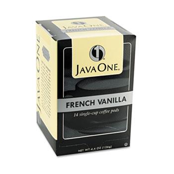 JavaOne French Vanilla Coffee Pods 14ct Box