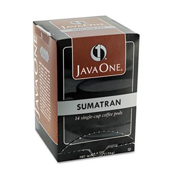 JavaOne Sumatra Mandheling Coffee Pods 14ct Box