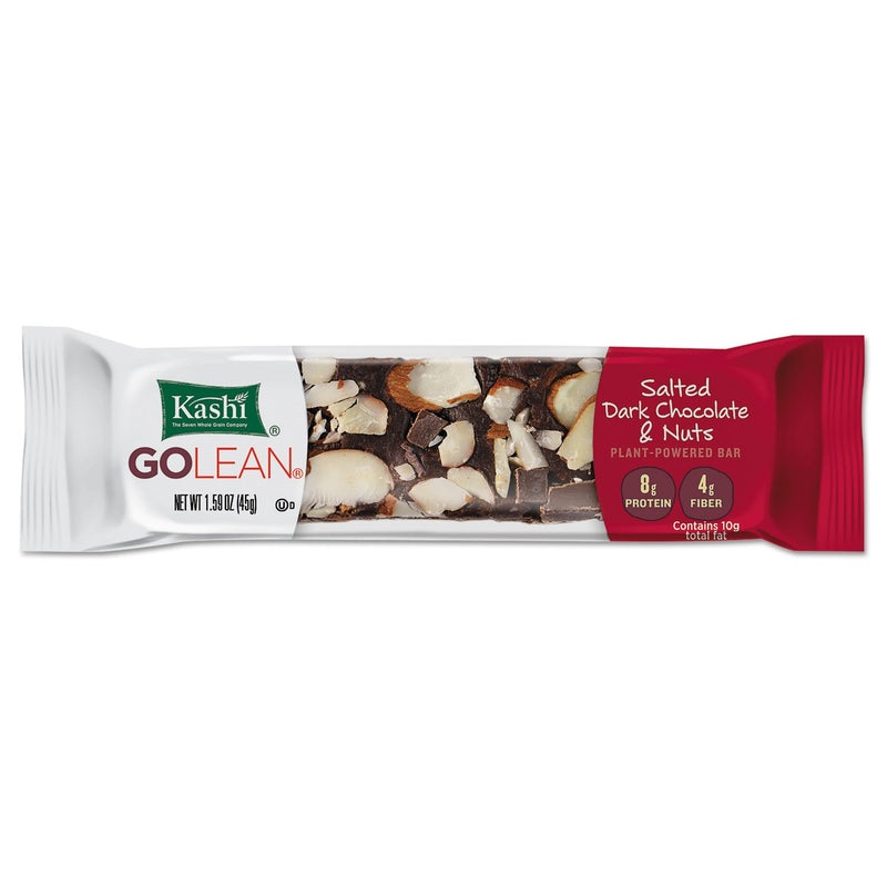 Kashi GOLEAN Fiber & Protein Bars Salted Dark Chocolate and Nuts 8ct