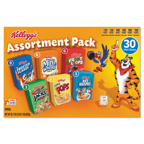 Kellogg's Breakfast Cereal Mini Boxes Assorted 30ct