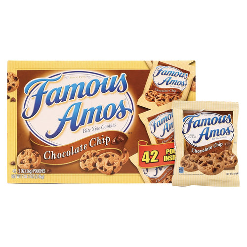 Kellogg's Famous Amos Chocolate Chip Cookies Snack Pack 42ct