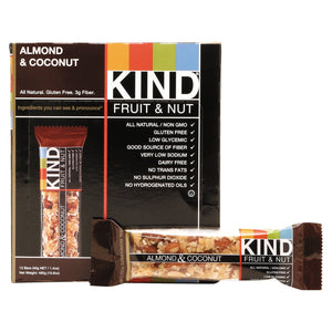 KIND Fruit and Nut Bars Almond and Coconut 12ct