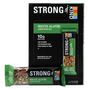KIND STRONG and KIND Bars Roasted Jalapeno Almond 12ct