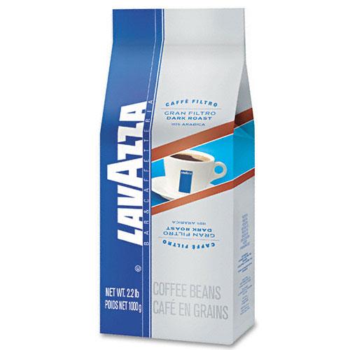 Lavazza Gran Filtro Dark Italian Roast Coffee Beans 2.2LB Bag