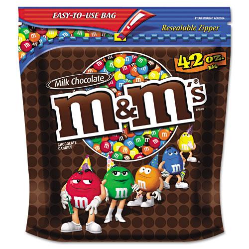 M&Ms Milk Chocolate Coated Candy 42oz Bag