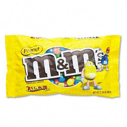 M&Ms Milk Chocolate Coated Candy with Peanut Center 19.2oz Bag