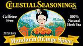 Celestial Seasonings Mandarin Orange Spice Caffeine Free 25ct