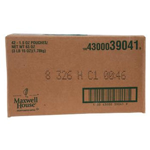 Maxwell House Coffee Decaffeinated House Blend Ground Coffee 42 1.25oz Bags Box