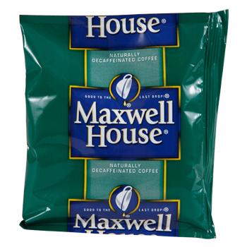 Maxwell House Coffee Decaffeinated House Blend Ground Coffee 42 1.25oz Bags
