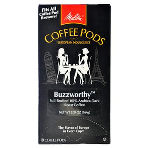 Melitta Coffee Buzzworthy Coffee Pods 18ct Back