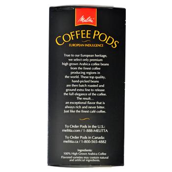 Melitta Coffee Love At First Sip Coffee Pods 18ct Side Right