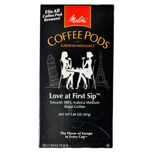 Melitta Coffee Love At First Sip Coffee Pods 18ct Back