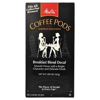 Melitta One:One Breakfast Blend Decaf Coffee Pods 18ct