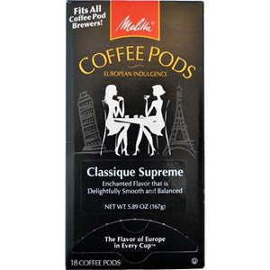 Melitta One:One Classique Supreme Coffee Pods 18ct