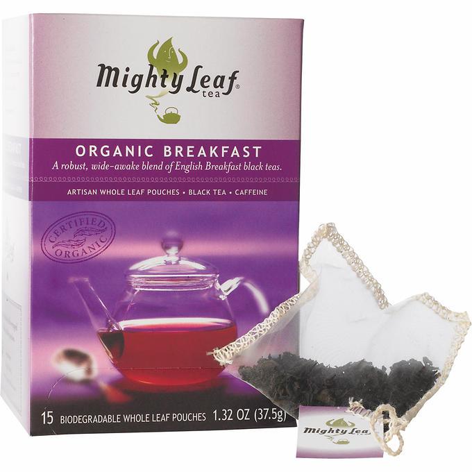 Mighty Leaf Tea Organic Breakfast Blend Pouches 15ct