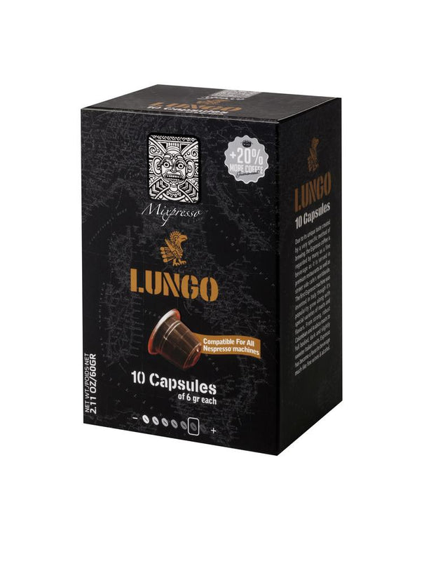 Mixpresso Lungo Nespresso Compatible Coffee Capsules 50ct