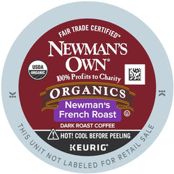 Newman's Own Organic French Roast K-cup Pods 24ct
