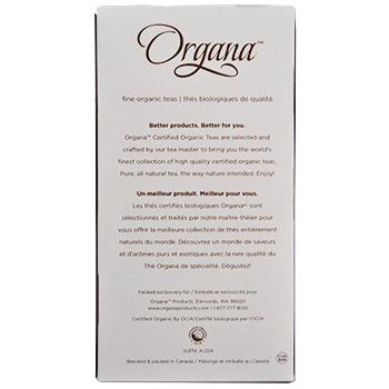 Organa Berry White Tea Pods 18ct Box back